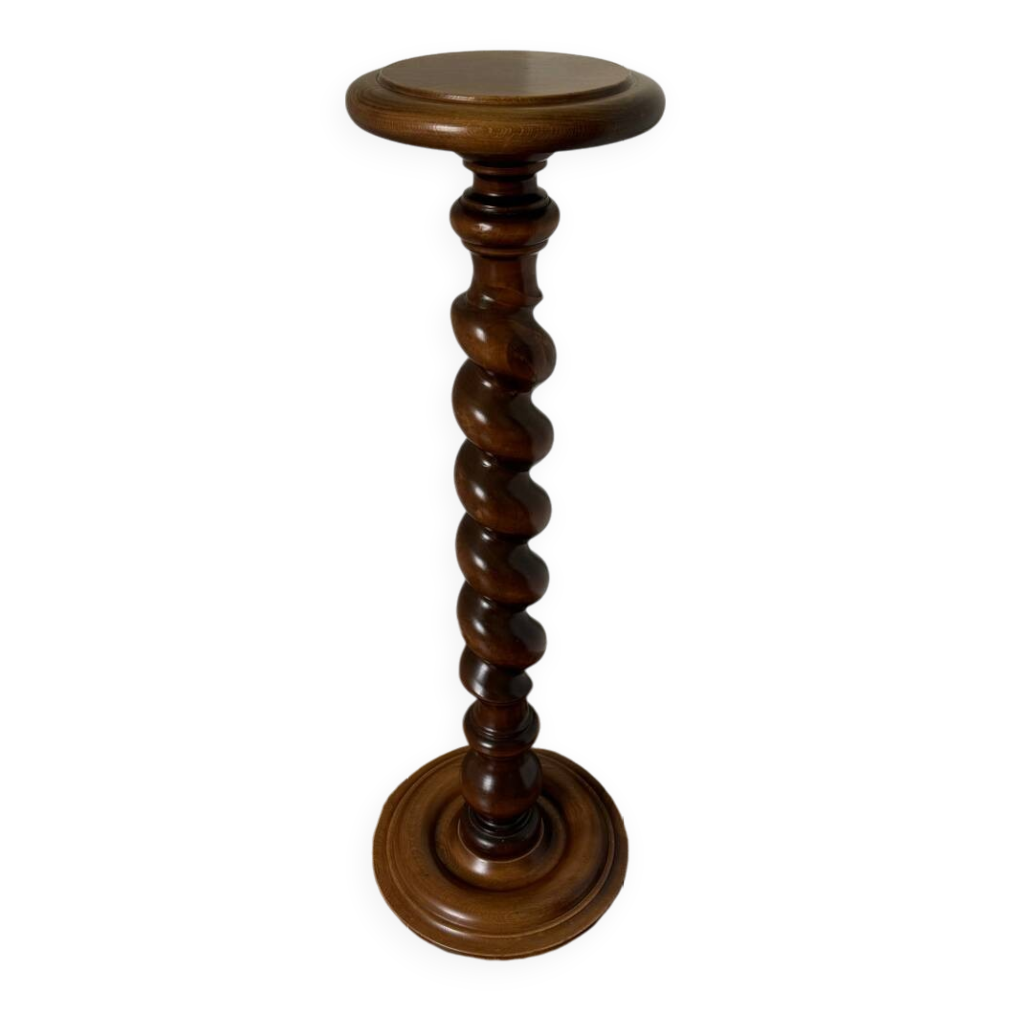 Twisted wooden column from the 60s