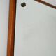 Scandinavian square teak mirror from the 1960s–70s