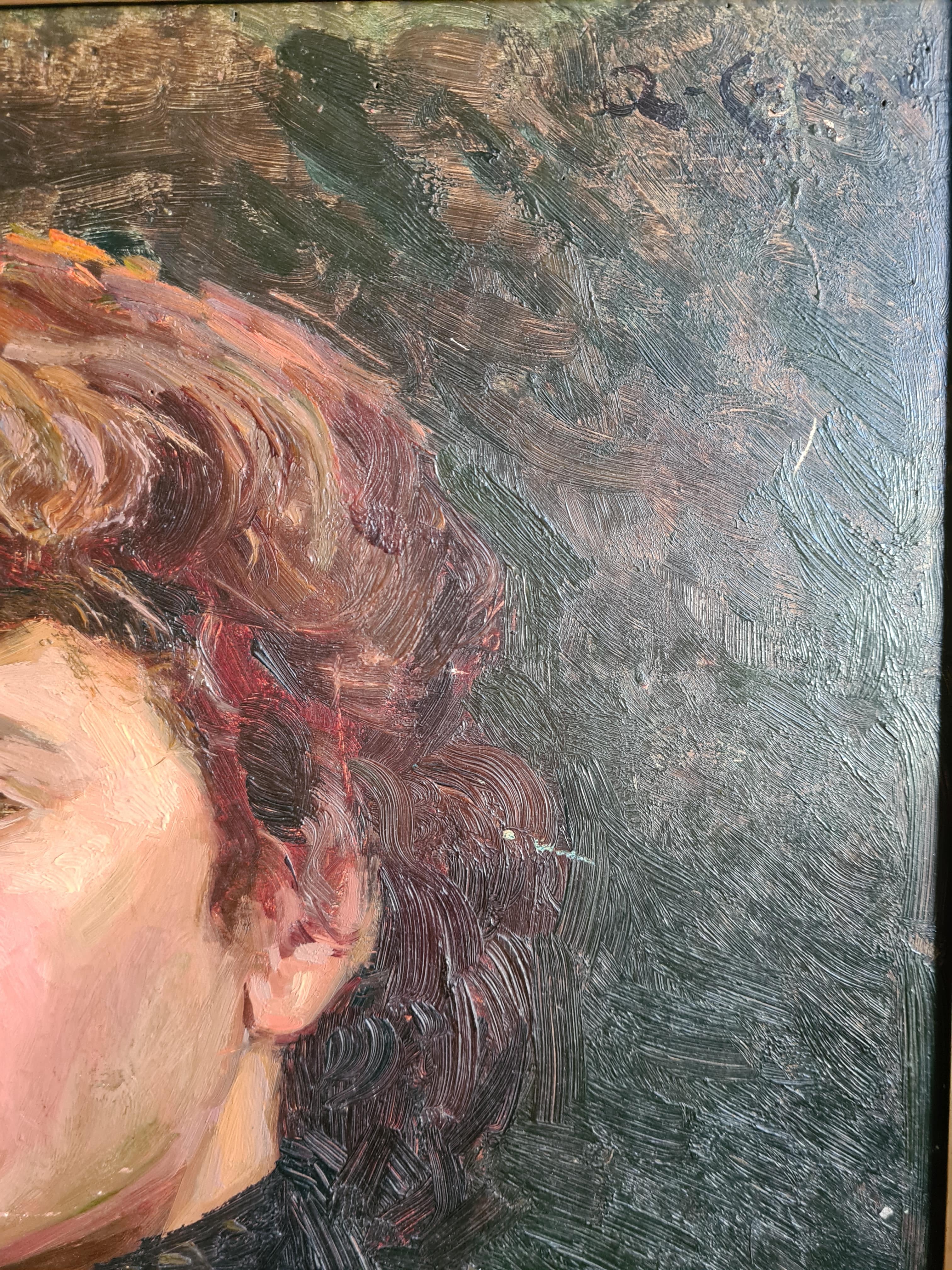 Portrait de Madame Carrera par Augustin Carrera