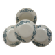 4 Longchamp ironstone dinner plates, Lutèce pattern 220602