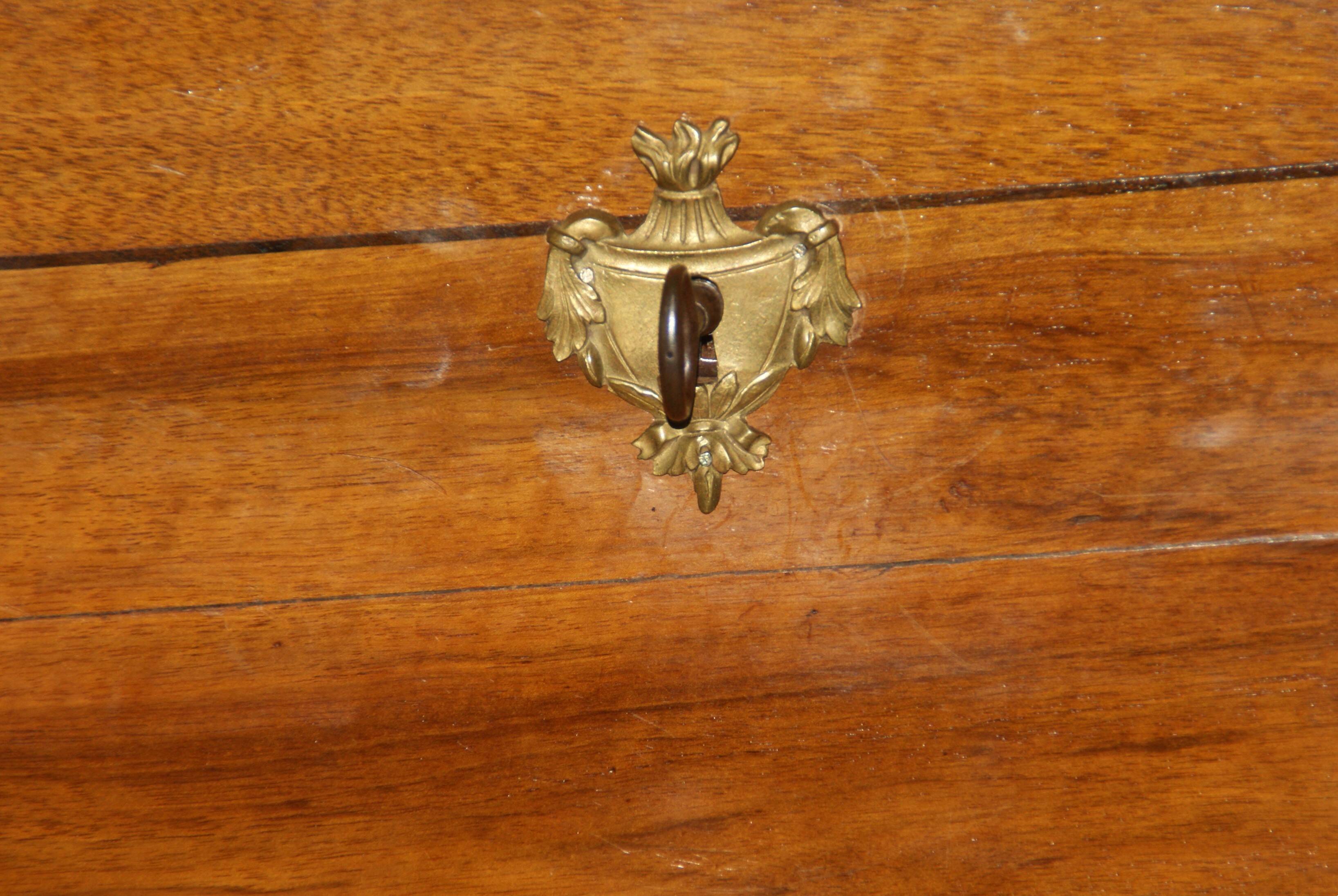 Louis XVI period light mahogany secretary