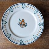 Lot of 12 Vosgien Badonviller flat plates