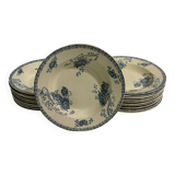 Deep plates Sarreguemine Royat