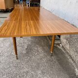 Dining table two extensions vintage Scandinavian style
