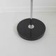 Balance floor lamp in chromed metal and black lacquered metal 60s