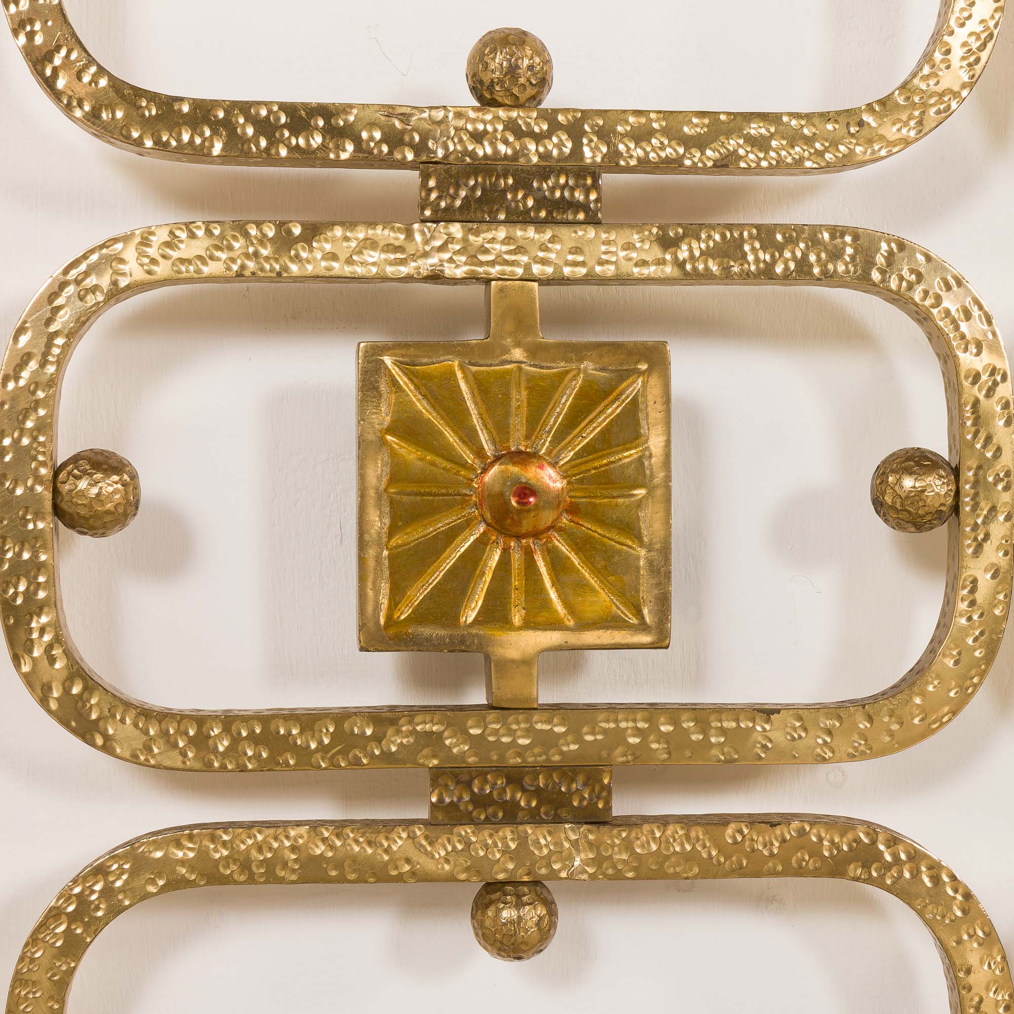 Italian brass bed by Ciansky, Shelba and Luciano Frigerio for Frigerio di Desio, 1960s.