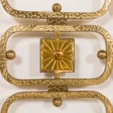 Italian brass bed by Ciansky, Shelba and Luciano Frigerio for Frigerio di Desio, 1960s.