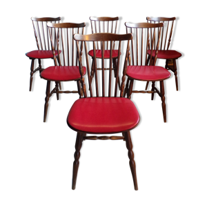 Suite 6 chaises de bistrot - baumann