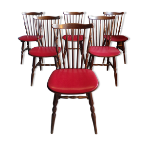 Suite 6 chaises de bistrot