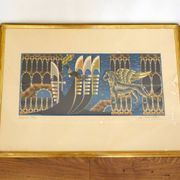 Lithograph Venezia signed J.Picart Le Doux 78cm x 57cm