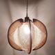 Scandinavian woven suspension lamp