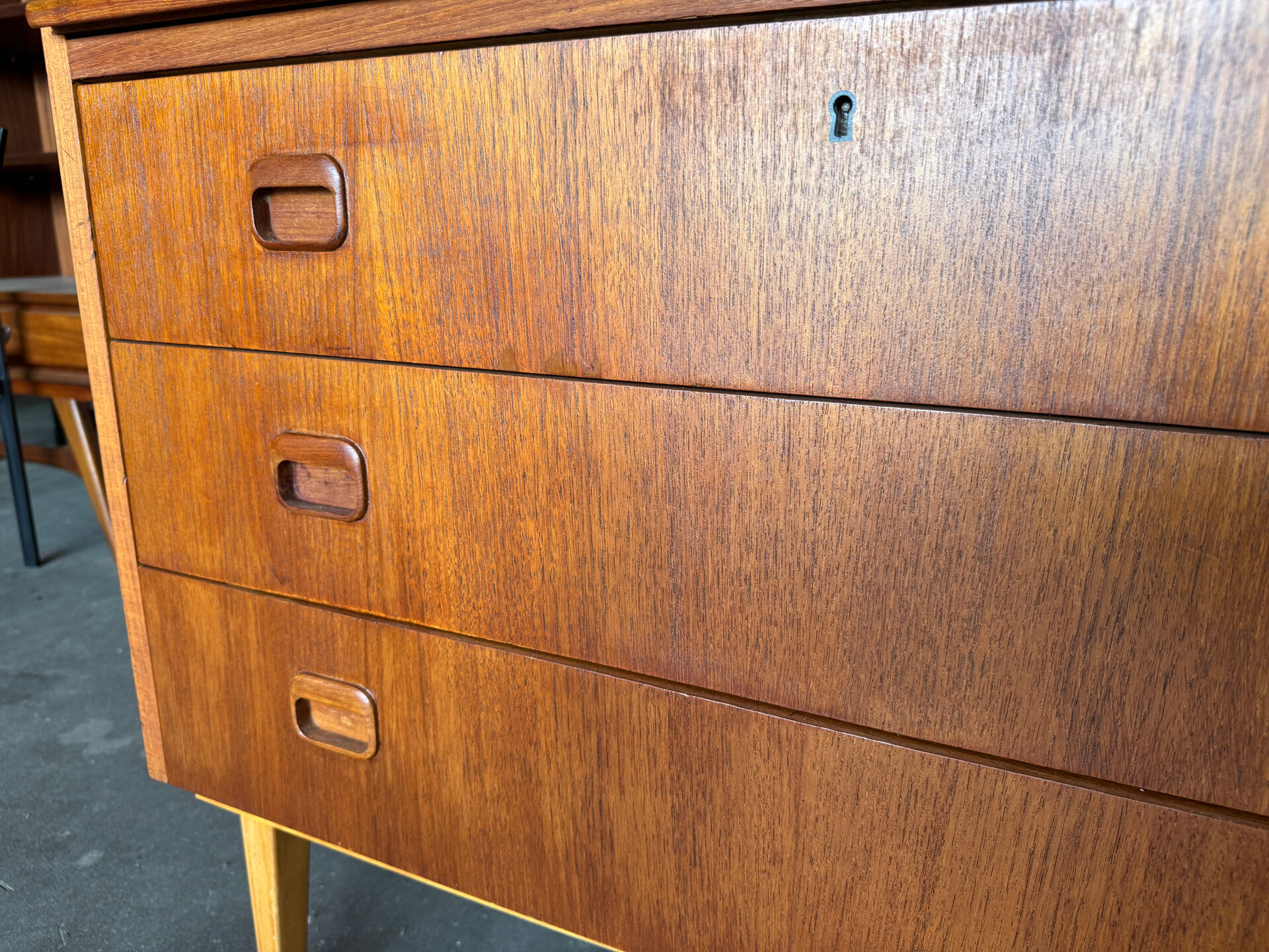 Vintage Danish secretaire by Egon Ostergaard for Svensk Mobelindustri