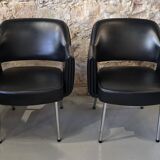 Set of 2 Deauville armchairs designed by Marc and Pierre Simon for AIRBORNE