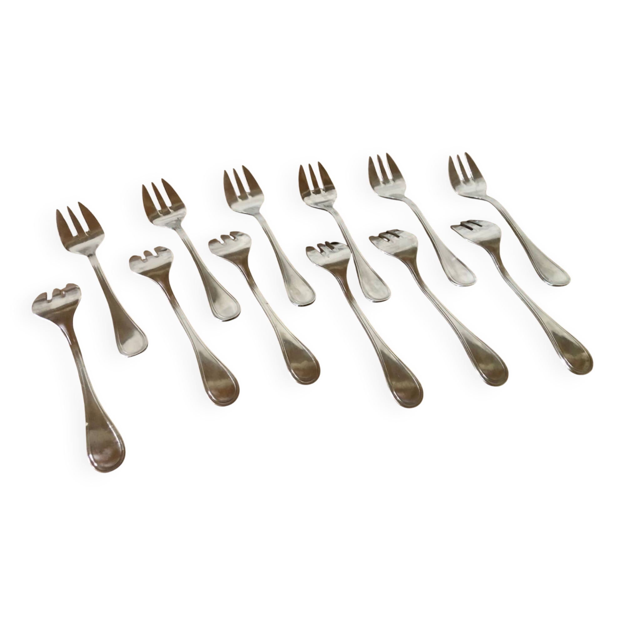 Guy Degrenne oyster forks