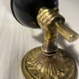 Art deco torchiere wall light
