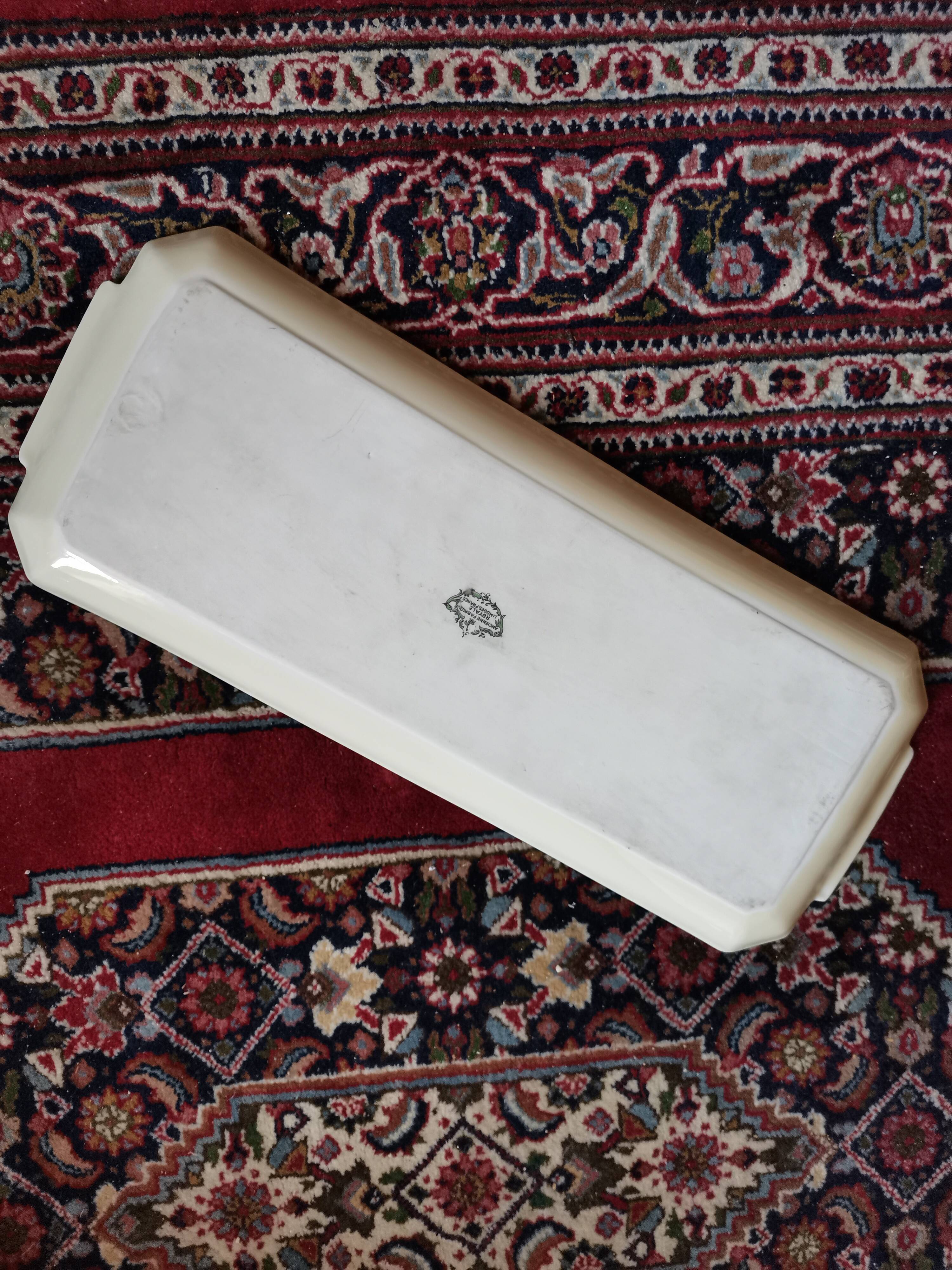 Rectangular flat Limoges