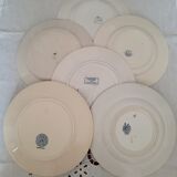 Old plates mismatched iron earth