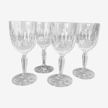 Lot de 4 verres à pieds d’apéritif