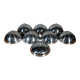 Suite de 8 cloches en inox service de table XXe
