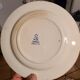 2 flat plates from the earthenware factories of Clairefontaine model Hanley