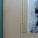 Old photograph 1900 Compagnie des chemins de fer de l'Ouest diligence Mont Saint Michel