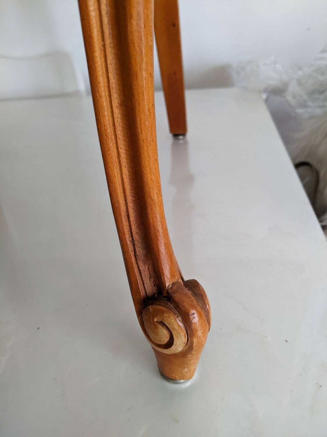 Lot de 4 Chaises Vintage Style Louis XV / Louis Philippe