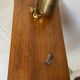 Table de chevet vintage en bois clair