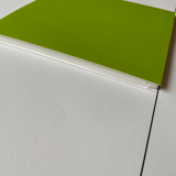 Screenprint - Composition 1 Green 3D Square - Gottfried Honegger - 2015