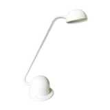 White metal desk lamp Vrieland 80s