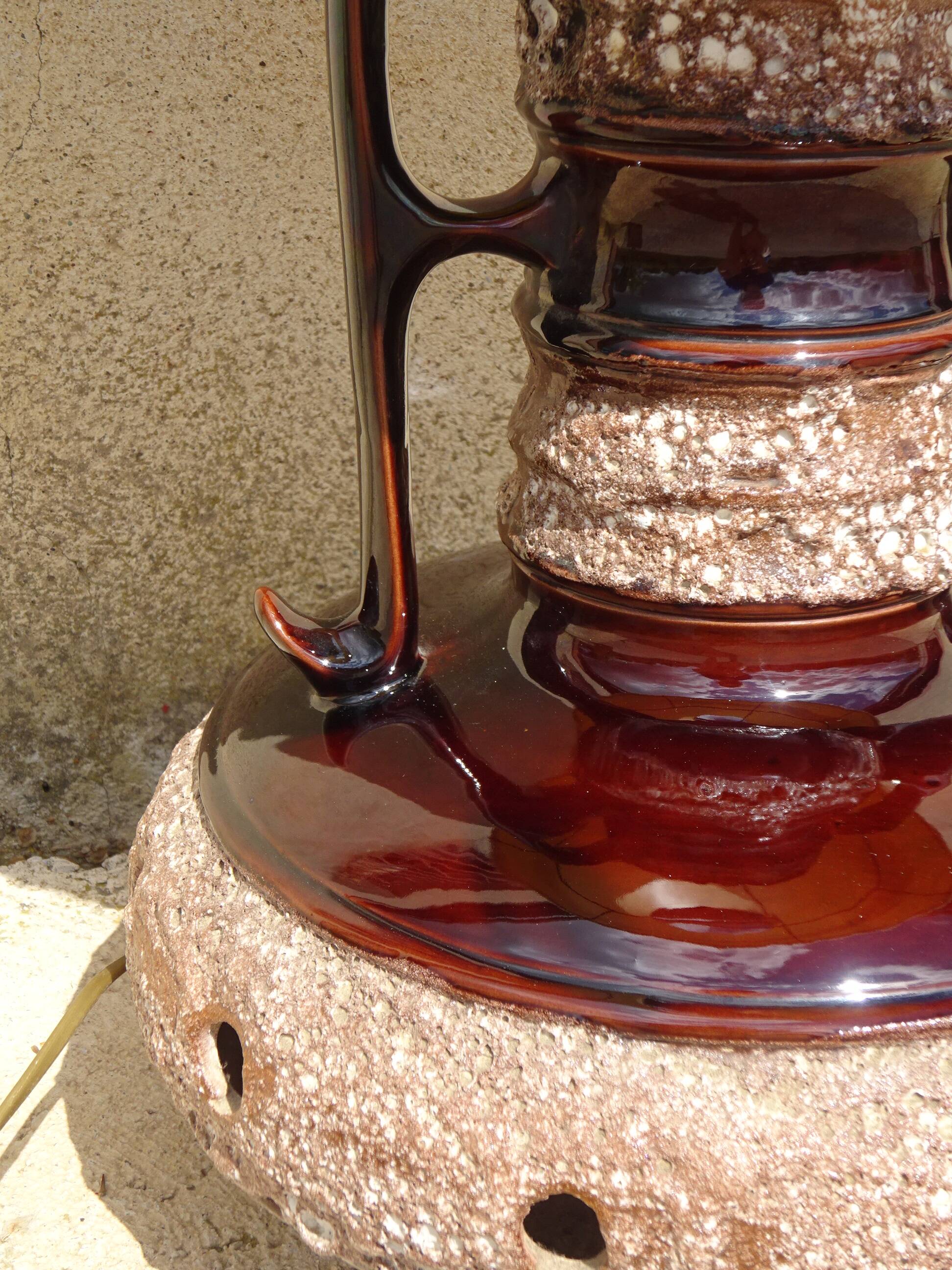 Grande lampe de sol, modèle vintage 132 cm de hauteur