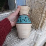 Vintage 1960s modernist ceramic vase