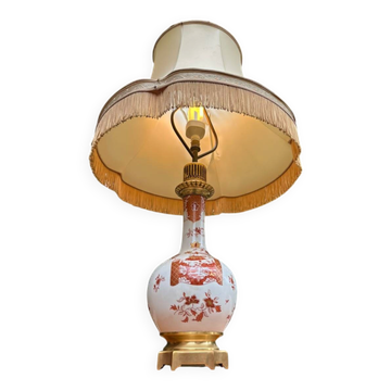 Porcelain Lamp from Paris – Bicentennial Edition 1973 (Red and Gold Decor)
