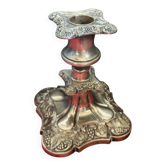 Silver candle holder