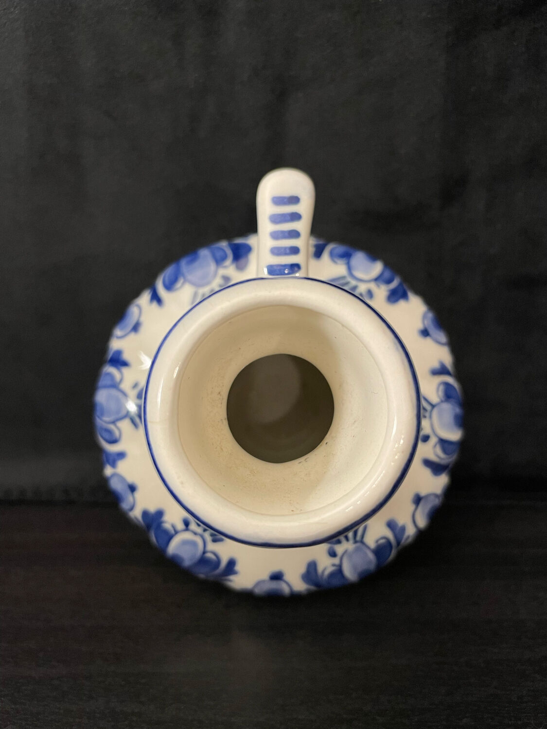 Delft candle holder