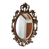 Old golden mirror