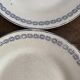 Dessert plates in earthenware from Creil and Montereau Reuil service.