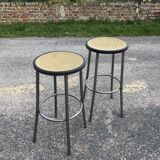 Lot of four bistro stools