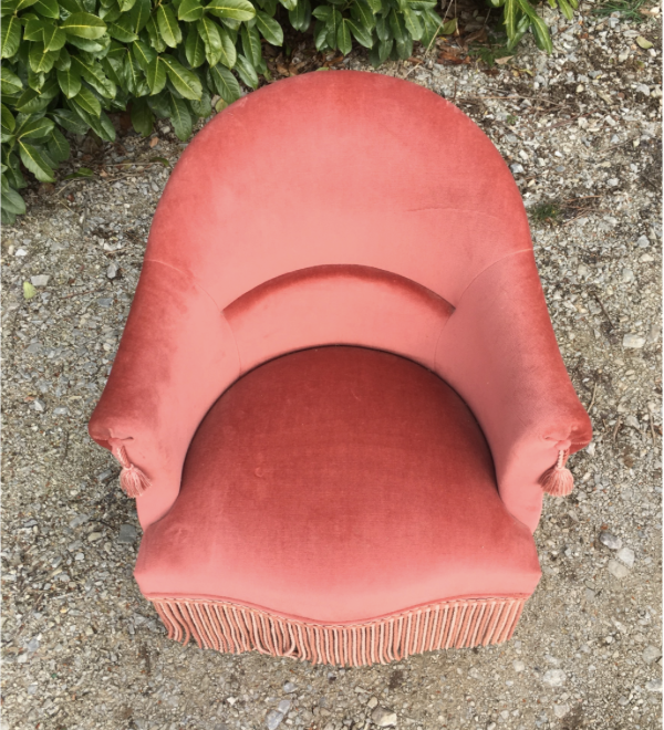 Toad armchair pink