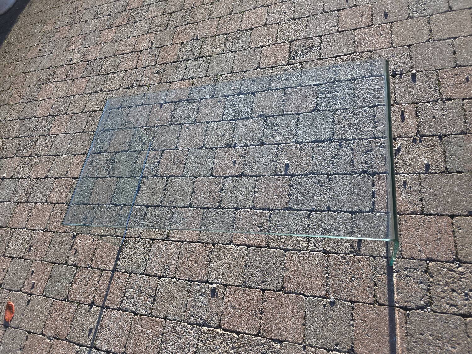 Roche Bobois vintage glass coffee table