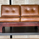 Scandinavian leather sofa