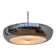 Chrome Bauhaus / Functionalism Pendant UFO by Napako, 1940s