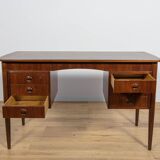 Mid-Century Freestanding Teak Desk, Denmark, 1960s