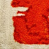 2x3 wool rug by Hojer Eksport Wilton, Joker model, Denmark 70s