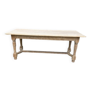 table de salle à manger - bois brut