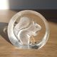 Crystal Squirrel figurine by Mats Jonasson.