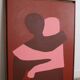 Painting on stretched canvas "can i hold you" 100x81cm