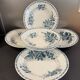 6 deep plates in ironstone "Mûre" Badonviller