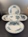6 assiettes creuses en terre de fer « Mûre » Badonviller