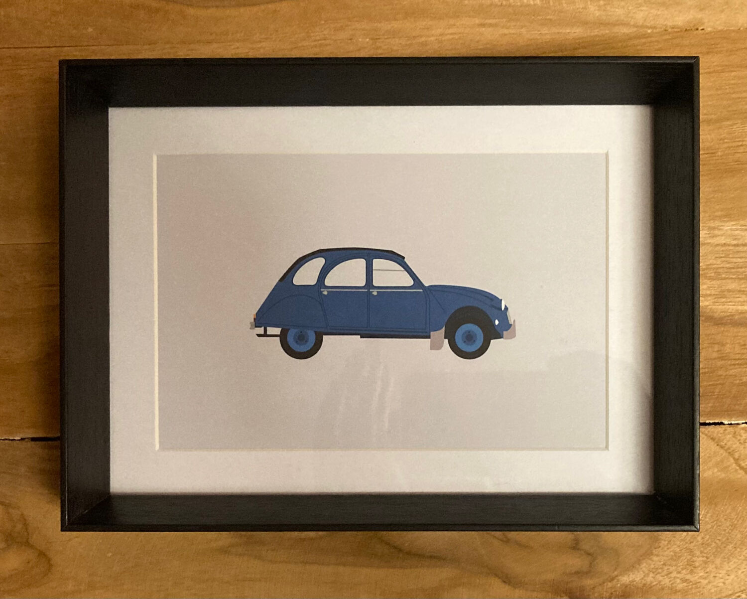 Deco design frame - Citroën 2CV
