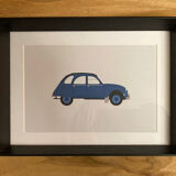 Deco design frame - Citroën 2CV
